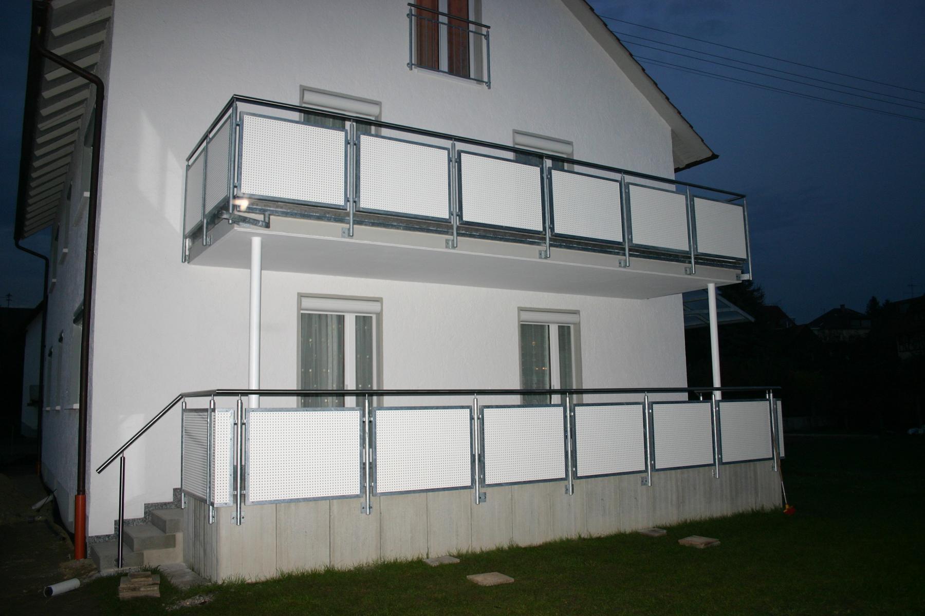 Geländer mit Sichtschutz · GSI12 — Originalaufnahme