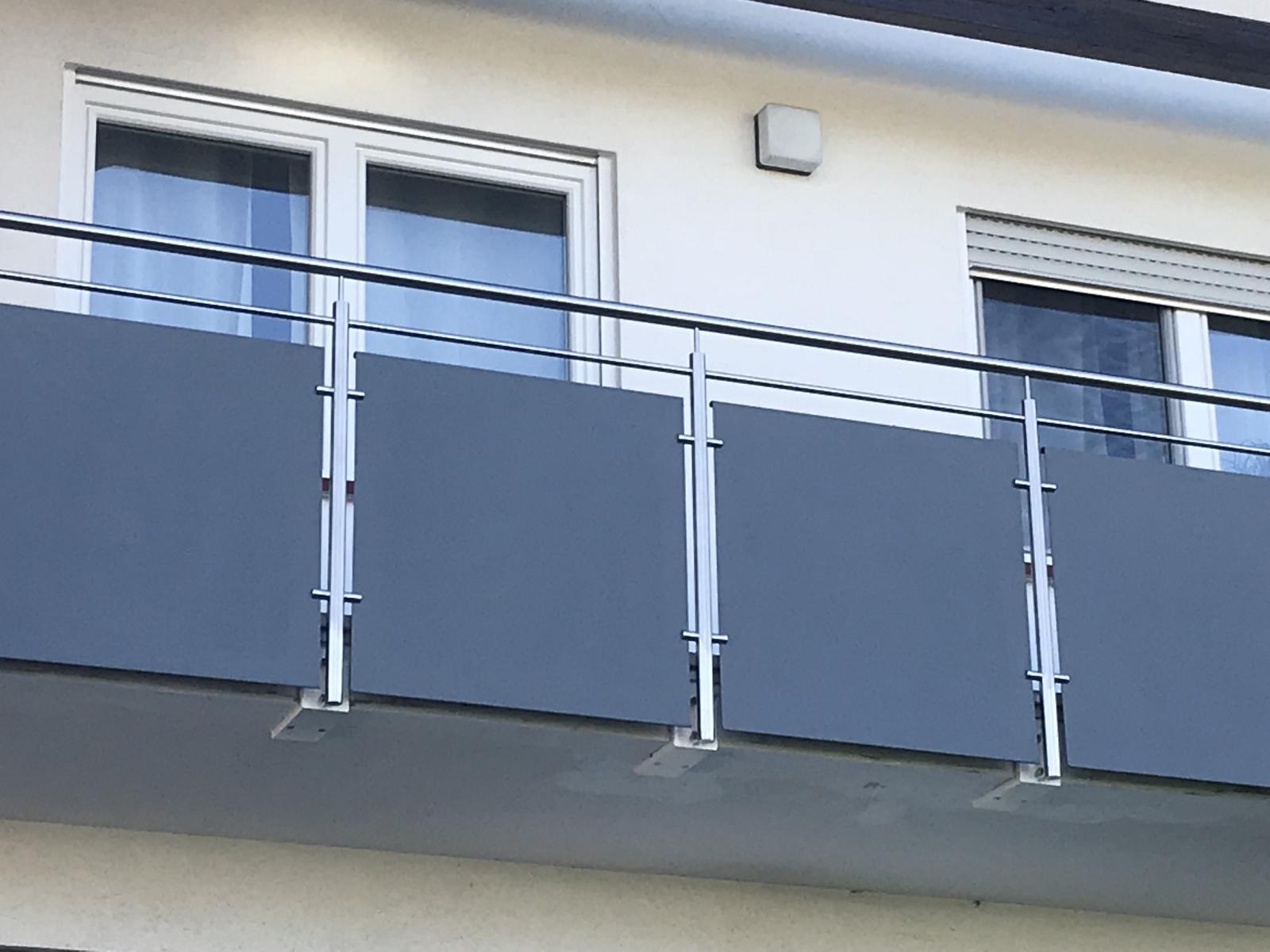 Geländer mit Sichtschutz · GSI35 — Originalaufnahme