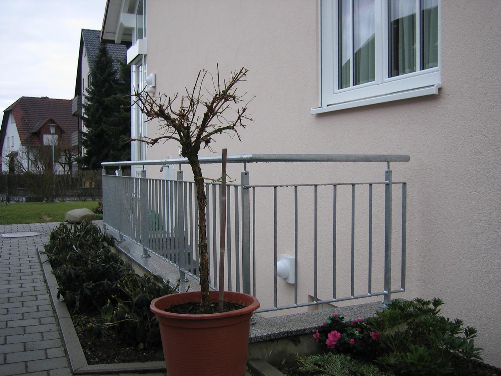 Geländer mit Stäben · GS20 — Originalaufnahme